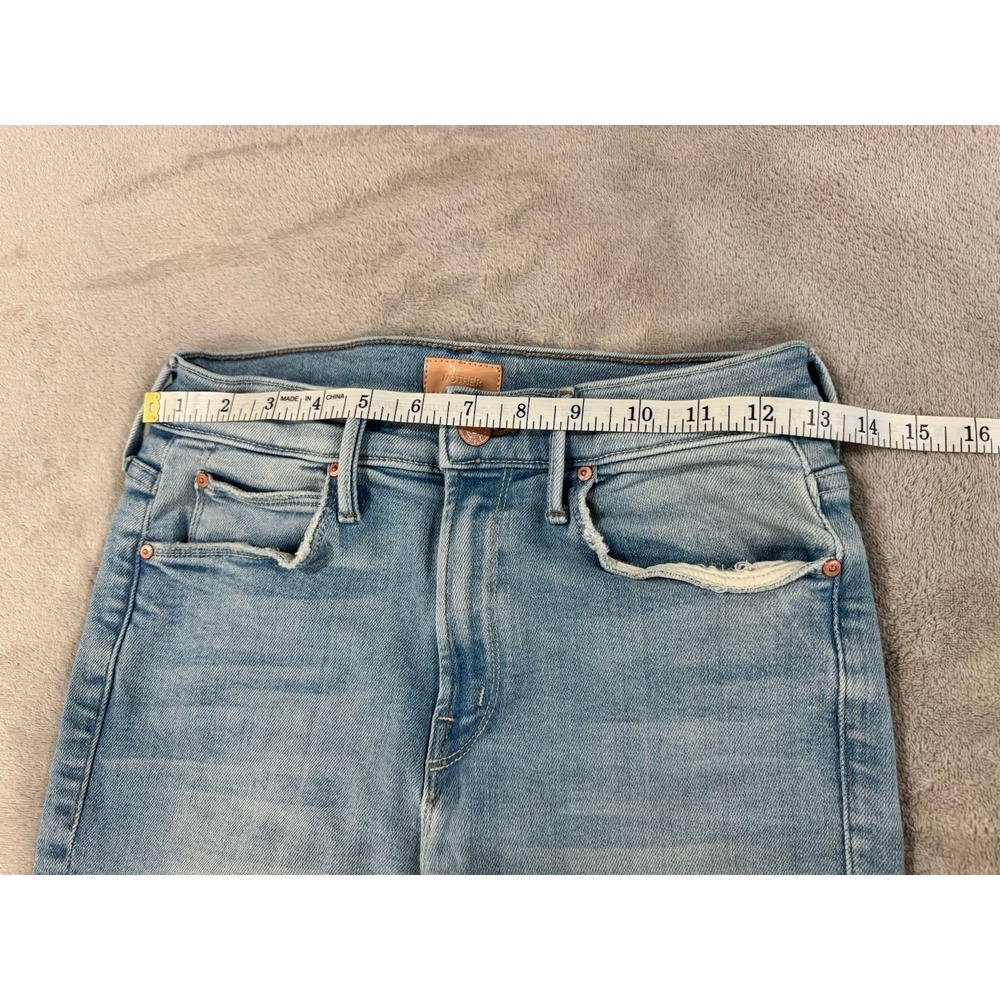MOTHER Denim The Runaway Step Fray in California Cruiser Light Wash 26x31 Flare - Picture 8 of 9